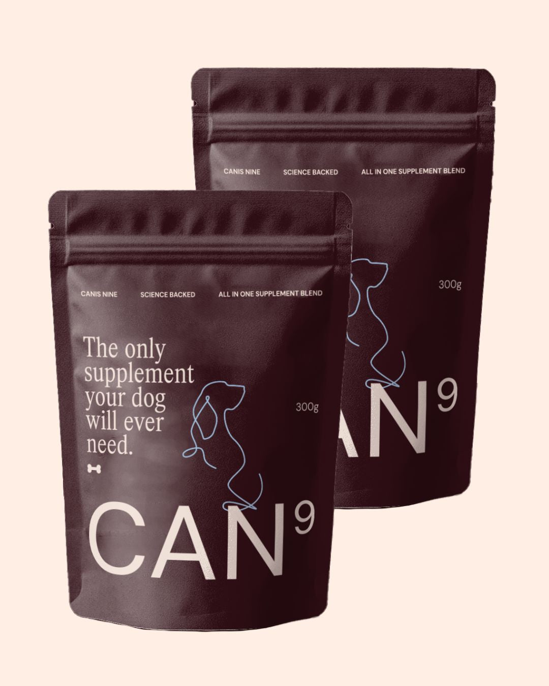 CAN9 - Big Dog bundle (2 x 300g pouches)